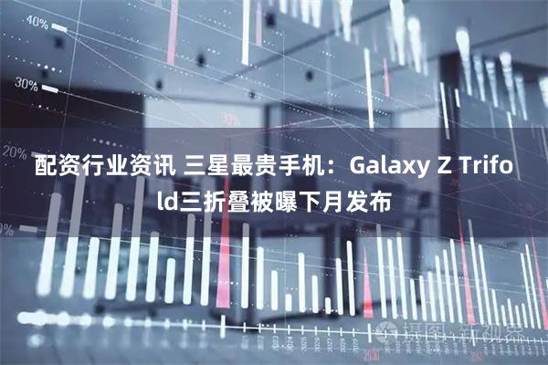 配资行业资讯 三星最贵手机：Galaxy Z Trifold三折叠被曝下月发布